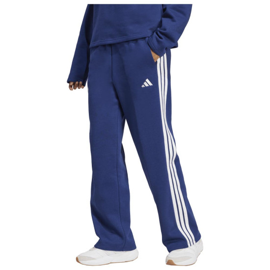 Adidas Γυναικείο παντελόνι φόρμας Essentials 3-Stripes Open-Hem Fleece Pants Adidas Γυναικείο παντελόνι φόρμας Essentials 3-Stripes Open-Hem Fleece Pants
